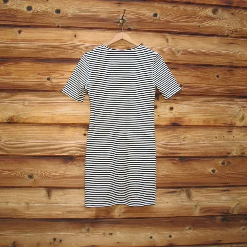 Current Elliot Stretch Striped Mini Dress - Picture 6 of 9